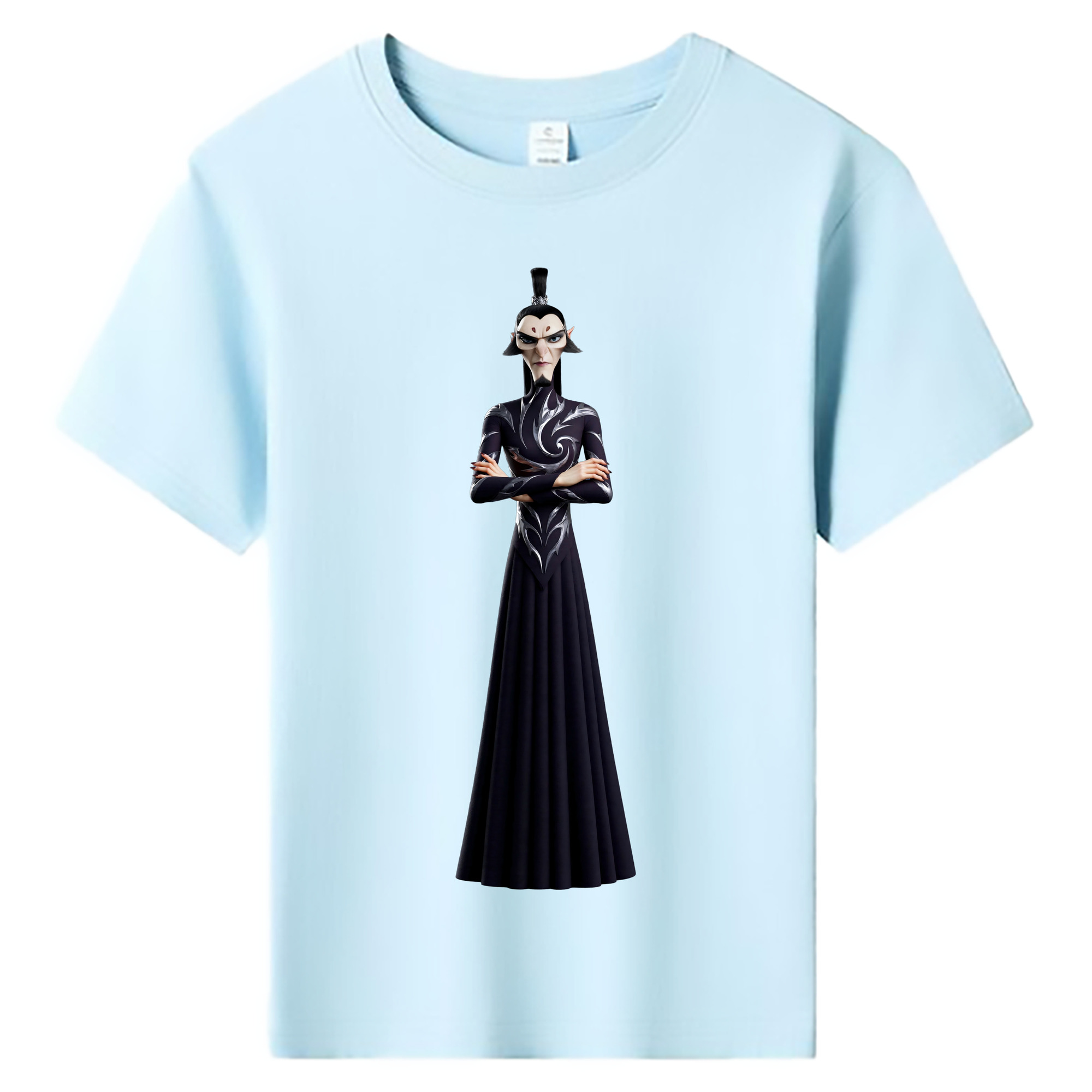 （画像用） Ne Zha 2 ナタ 魔童の大暴れ 綿100％キッズTシャツ（フロントプリント）